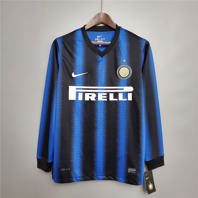 AAA Quality Inter milan 10/11 Home Long Soccer Jersey